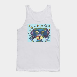 PET Store Puppy Pick Me Dog Painting - Cute Dog Art Tank Top